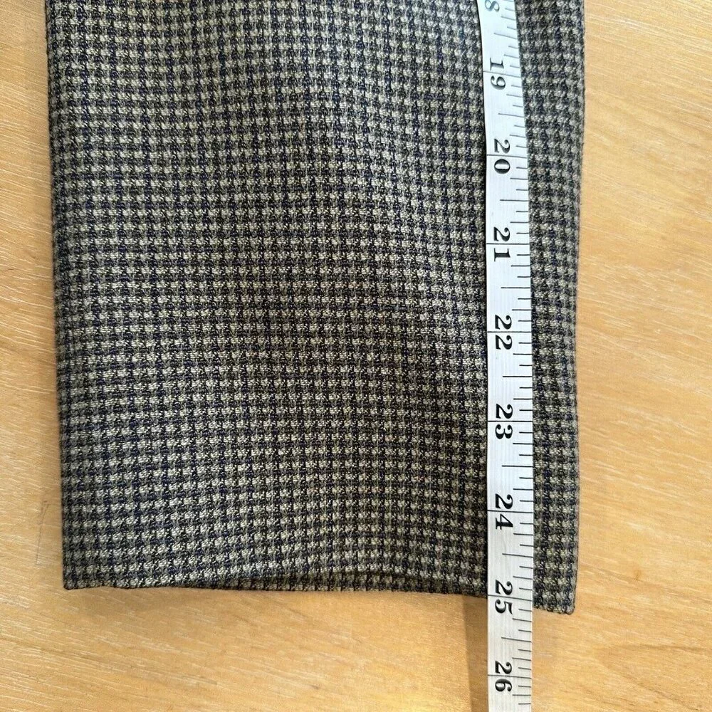 Vito Rufolo Houndstooth Italy Silk Wool 2 Button Sportscoat‎ Blazer Jacket 44R